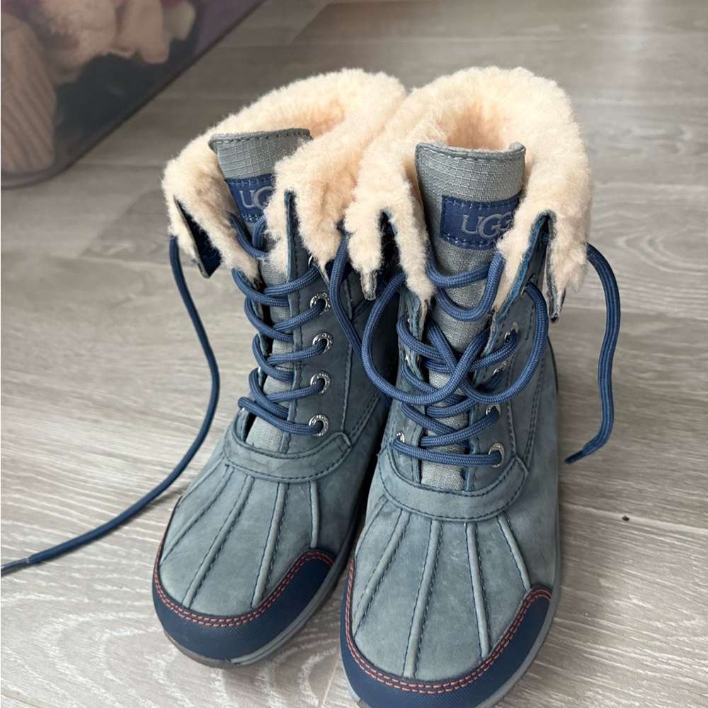 UGG Women's Gray and Blue Winter Boots